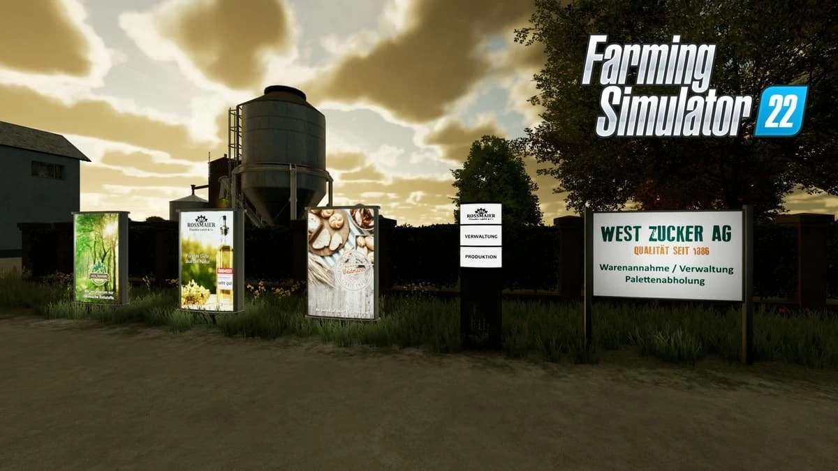 Balíček Výrobních Budov V1100 Fs22 Mod Farming Simulator 22 Mod 5727