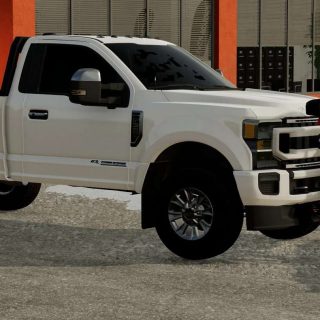 Ford F Xlt Single Cab Long Bed V Fs Mod Farming Simulator Mod