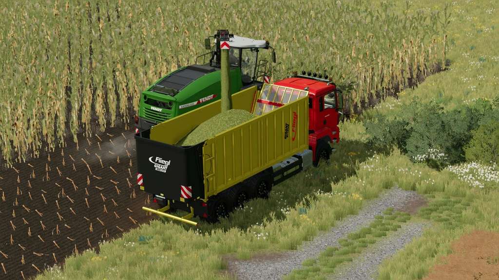 Man Tgs Fliegl Agrotruck V1000 Fs22 Mod Farming Simulator 22 Mod 1290