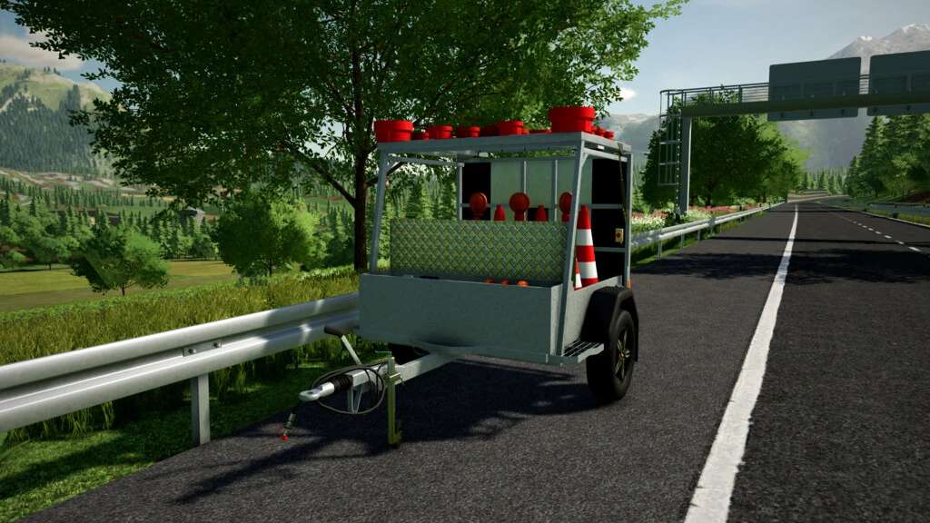 Traffic Safety Trailer V1000 Fs22 Mod Farming Simulator 22 Mod 5110