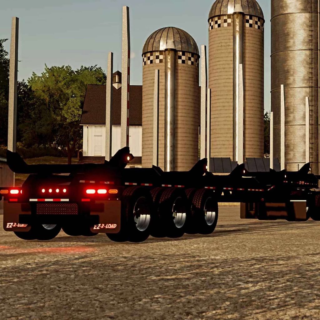 BWS ez2Load Log Trailer v1.0.0.0 FS25 Mod / FS22 mod